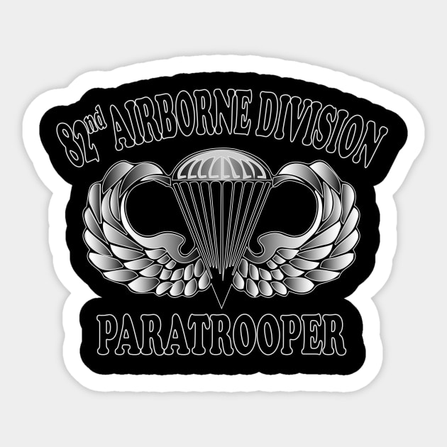 82nd Airborne Division Sticker by Relaxed Lifestyle Products